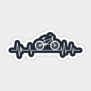 Bicycle Heartbeat,BMX Heartbeat bmx bike Sticker